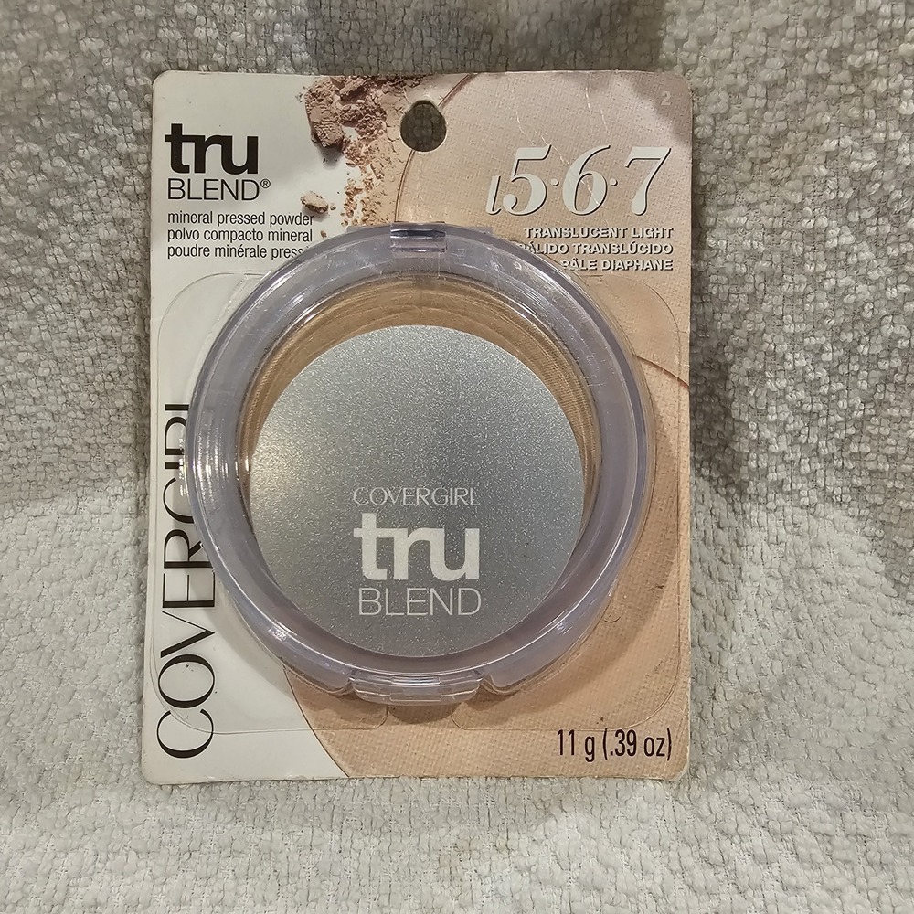 Discontinued Covergirl Trublend Pressed Mineral Powder L5*6*7 Translucent Light